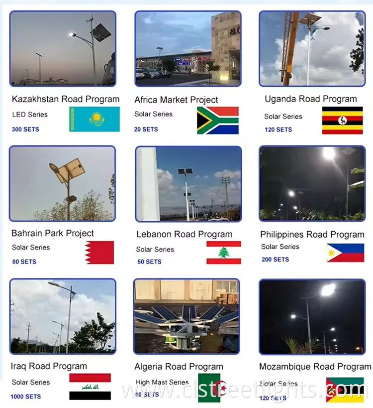 LED Split-Type Solar Street Light with Solar Panel